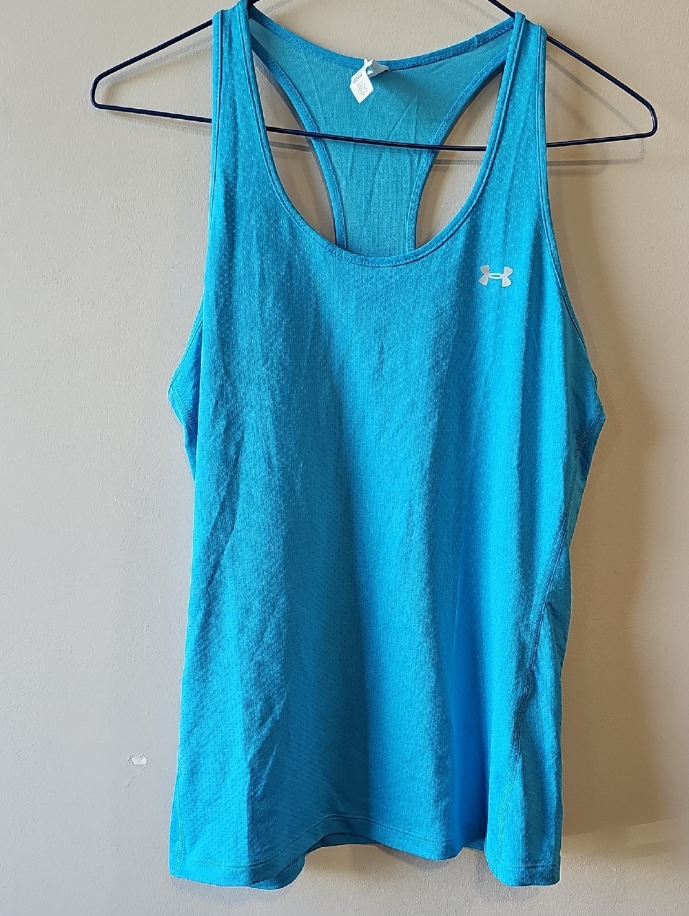 Under Armour Medium Blue Racerback Performance Tank